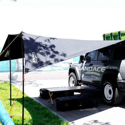 4 người Hard Shell Roof Top Tent Aluminium Hard Top Roof Tent