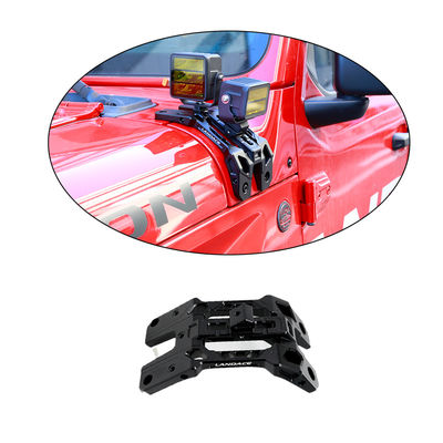 Off Road Car Wrangler JL A Pillar Light Hood Mount Bracket Hợp kim nhôm 235 * 130 * 100mm