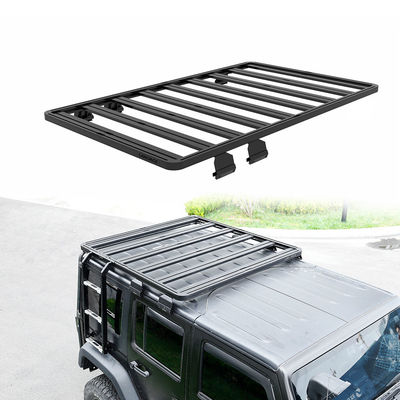 Tháp gắn nhôm 4x4 Off Road Roof Rack cho JEEP JK Car Roof Rack Basket