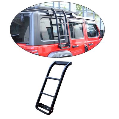 2013-2017 Jeep Wrangler JL JK Black Side Ladder để dễ dàng tiếp cận rack mái nhà và cửa sau