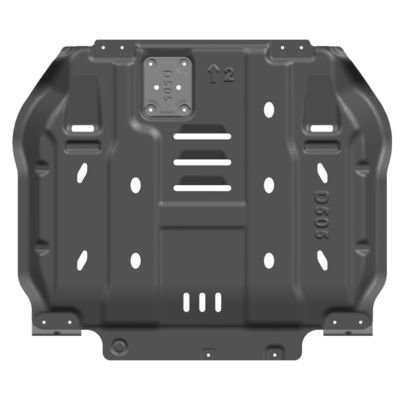 Bột phủ kết thúc Lower Guard Skid Plate cho Jeep Aluminium và Thép Xây dựng