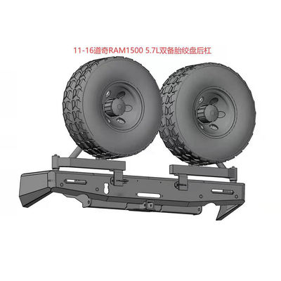 Năm 2002-2005 Dodge Ram 4x4 Bumper phía sau với người mang lốp xe và người giữ Jerrycan