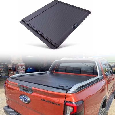 Retractable Roll Up thép mangan hợp kim nhôm Pickup xe tải Bed Cover tonneau Cover