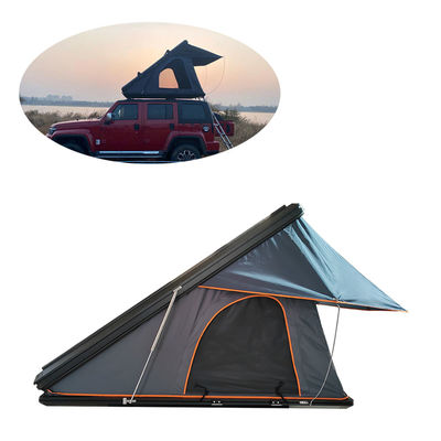 4x4 Offroad chống nước Câm trại Clamshell Tam giác Hard Top Roof Tent Bên ngoài xe ô tô mái nhà trên lều