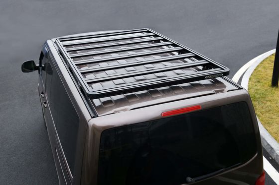 Black Multivan Crossbars Basket Flat Aluminum Alloy Platform Roof Racks cho xe Volkswagen