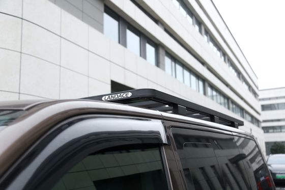 Black Multivan Crossbars Basket Flat Aluminum Alloy Platform Roof Racks cho xe Volkswagen