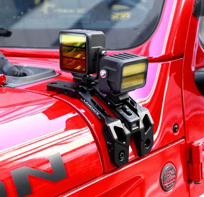 Bột phủ nhôm hợp kim ánh sáng gắn đai cho cấu trúc ánh sáng trụ 4x4