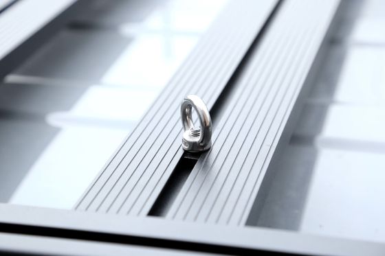 Đầu phẳng 4x4 Bolt mắt cho giá đỡ mái nhà, thép không gỉ giá đỡ mái nhà Bolt mắt