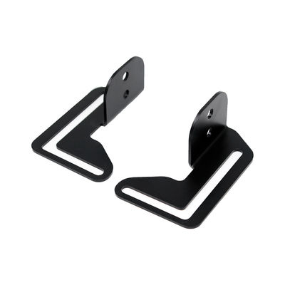 Đen Roof Rack Mount Brackets SUS304 Led Light Bar Mounts Bracket