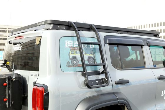 Đường thang bên xe điện giải điện Hợp kim nhôm mái nhà giá đỡ thang bên