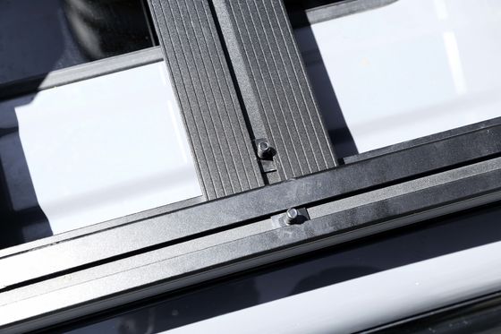 Tháp đắp kim loại nhôm màu đen Tháp xe ô tô Universal Tháp Racks Cross Bar 28kg giới hạn trọng lượng