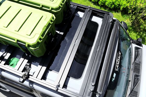 Tháp đắp kim loại nhôm màu đen Tháp xe ô tô Universal Tháp Racks Cross Bar 28kg giới hạn trọng lượng