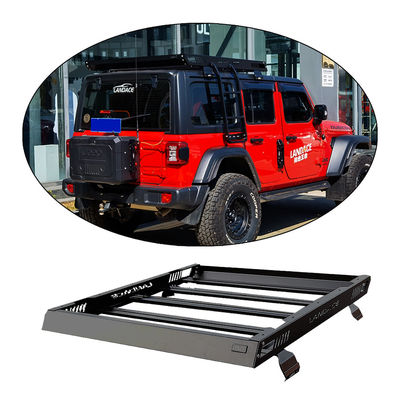 Áp phủ bột chống tia cực tím Stainless Steel Roof Rack Basket cho Jeep Wrangler