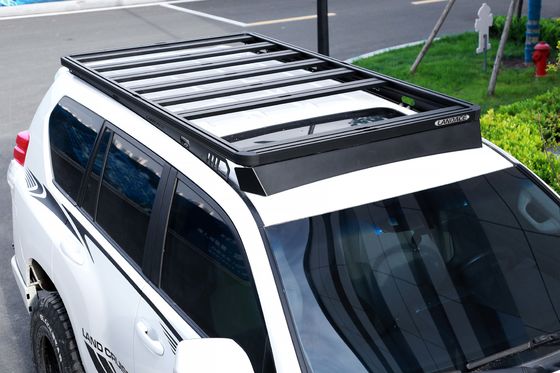 LC300 Thang hành lý trên mái nhà Đen ngoài đường hàng hóa giỏ bột phủ