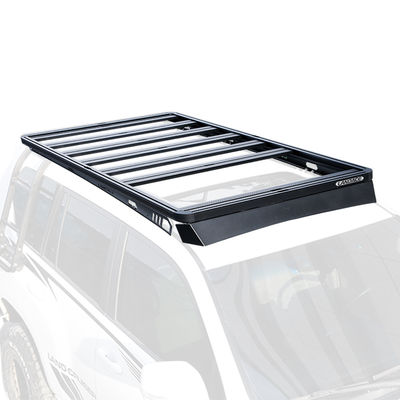 LC300 Thang hành lý trên mái nhà Đen ngoài đường hàng hóa giỏ bột phủ