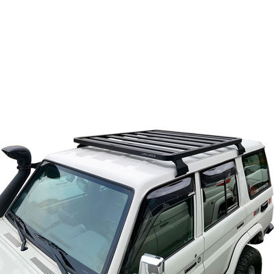 Đá phủ bột đen giá đỡ mái nhà cho LC79 23,5kG Capacity Universal 4WD Aluminium