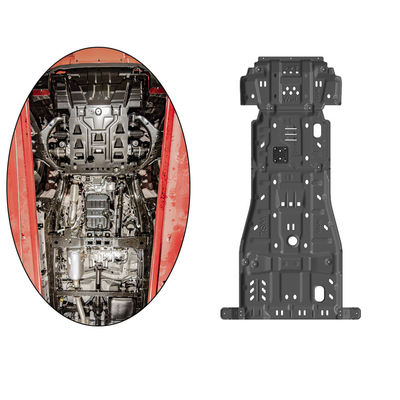 Mái bọc động cơ ô tô nhôm tiêu chuẩn Mudflap Skid Plate Protector cho D-MAX màu đen