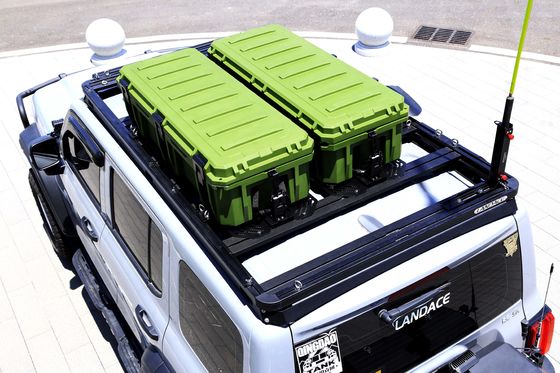 2018 bạc 4WD 4x4 phụ kiện bên ngoài gắn trên giá đỡ mái nhà xe máy hộp dụng cụ hạng nặng