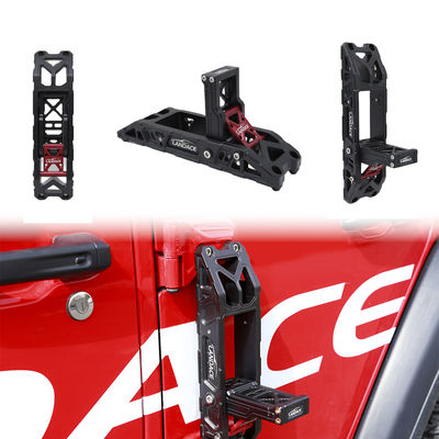 Đồng nhôm cứng anodizing cửa xe hơi bước chân đạp cho Jeep Wrangler JK JL Cài đặt