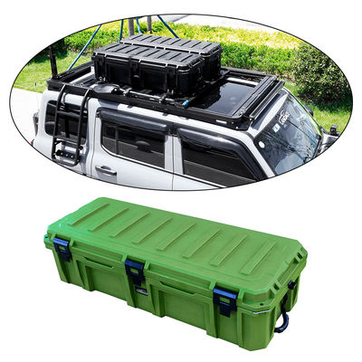 Powder Coating Finish 1230*480*350mm Heavy Duty Roof Rack Hộp lưu trữ cho mái xe