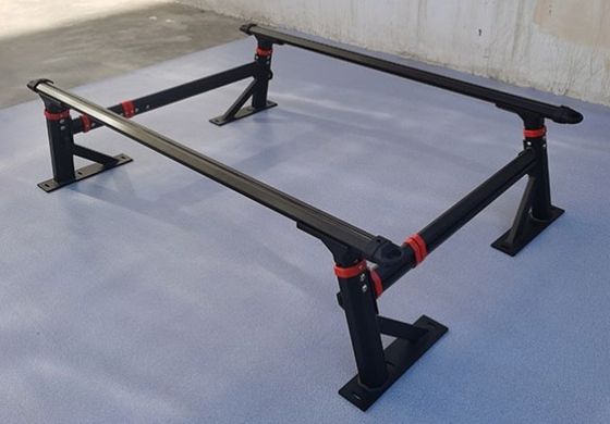 High nhôm xe tải giường Rack Roll Bar để mang theo các mặt hàng dài hơn trên Jeep