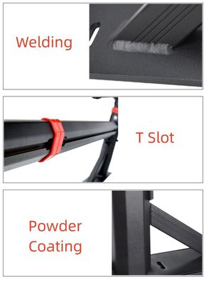 Off Road Truck Bed Rack OEM Đường quấn nhôm mạnh cao