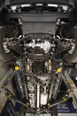 Màn trượt đầy đủ cho Toyota Tundra Xám dưới thân khung gầm Bảng bảo vệ 4x4 Khóa động cơ