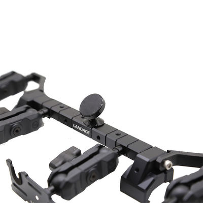 Đường sắt hướng dẫn nhôm anodizing đen cho Jeep Wrangler JL trên bảng điều khiển