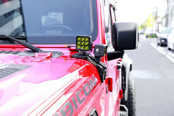 Jeep JL Đen Jeep Hợp kim nhôm LED Đèn lái xe Nắp trụ Nắp trụ