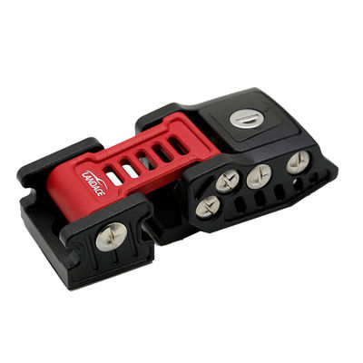 Jeep Wrangler Locking Hood Locks Kit với Heavy Duty hợp kim nhôm Đỏ và Đen