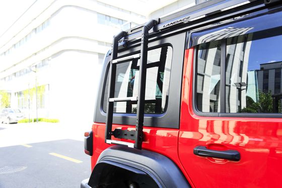 BLACK 4x4 Offroad phụ kiện Wrangler JL Xe ô tô Roof Rack gắn kim loại thang một bên cho Jeep