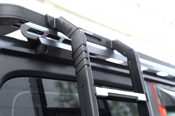 BLACK 4x4 Offroad phụ kiện Wrangler JL Xe ô tô Roof Rack gắn kim loại thang một bên cho Jeep