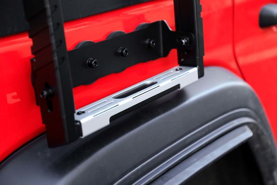 BLACK 4x4 Offroad phụ kiện Wrangler JL Xe ô tô Roof Rack gắn kim loại thang một bên cho Jeep