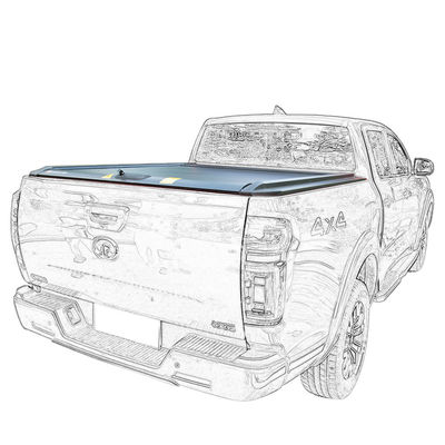 2015 Ram 2500 8ft nhôm gấp cứng xe tải nắp giường làm bằng thép mangan