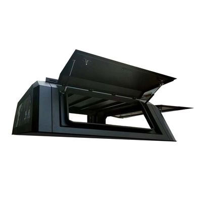 Jeep Gladiator Pickup Truck Bed Canopy Topper trong cao- đen bột phủ kết thúc