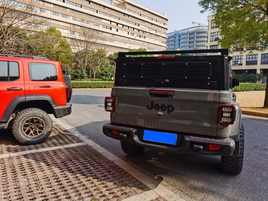 Jeep Gladiator Pickup Truck Bed Canopy Topper trong cao- đen bột phủ kết thúc