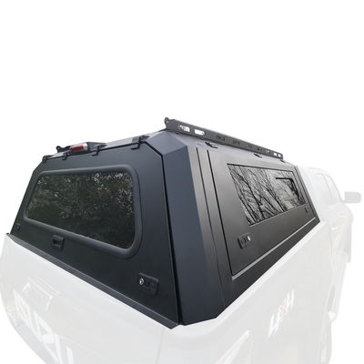 Jeep Gladiator Pickup Truck Bed Canopy Topper trong cao- đen bột phủ kết thúc