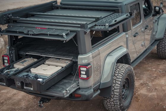 Hard Type 4x4 phụ kiện ô tô nhôm hợp kim Gladiator Pickup Truck Bed Hardtop Topper Canopy cho Jeep