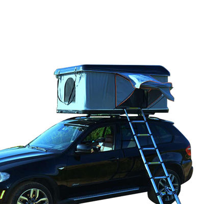 Tam giác màu xám tối Clamshell mái nhà Top Tent 4x4 Rooftop Tent Hard Shell