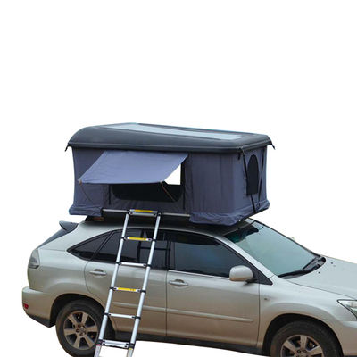 Tam giác màu xám tối Clamshell mái nhà Top Tent 4x4 Rooftop Tent Hard Shell