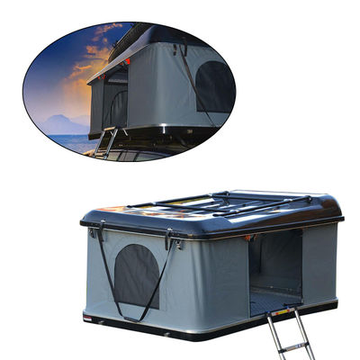 Tam giác màu xám tối Clamshell mái nhà Top Tent 4x4 Rooftop Tent Hard Shell