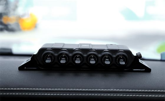 Hệ thống Relay Điện tử 6 Gang LED Control Car Switch Panel cho phụ kiện ngoài đường