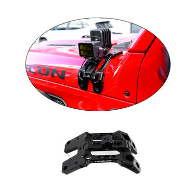 Hợp kim nhôm A trụ đèn Bracket Đen Jeep Jl A trụ đèn gắn