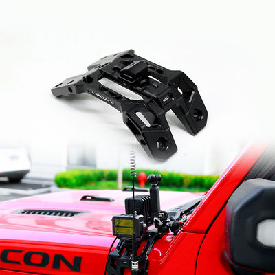 Hợp kim nhôm A trụ đèn Bracket Đen Jeep Jl A trụ đèn gắn