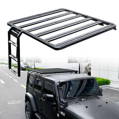 Logo tùy chỉnh nhôm hardtop Molle 2016 Jeep Wrangler 2 cửa với Lader Roof Rack