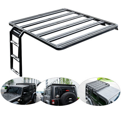Logo tùy chỉnh nhôm hardtop Molle 2016 Jeep Wrangler 2 cửa với Lader Roof Rack