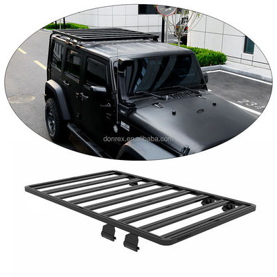 Hợp kim nhôm 1500x1425 Đen Gladiator Wrangler Jk Cross Bar Roof Rack Jeep Renegade