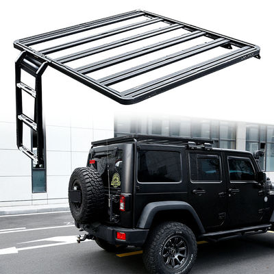 Hợp kim nhôm 1500x1425 Đen Gladiator Wrangler Jk Cross Bar Roof Rack Jeep Renegade