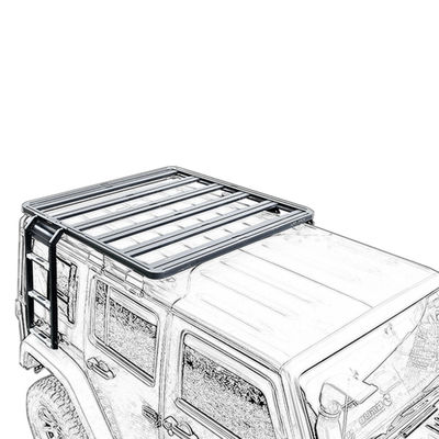 tiện lợi mái nhà rack bột phủ Jk 201q Renegade Offroad Jeep Commander với đèn