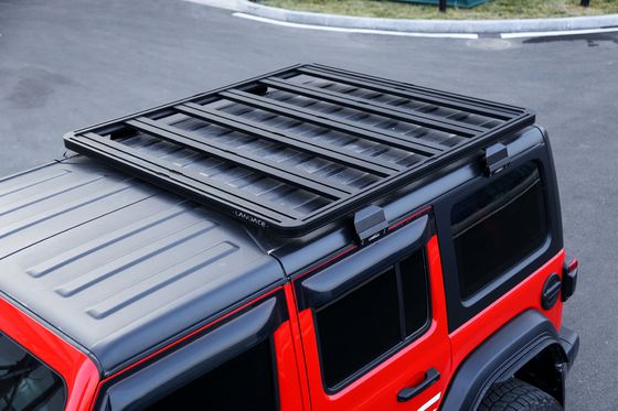 Jeep Wrangler JL 4X4 Roof Rack AL6063 SS304 Vật liệu Clamp Bolt On Bolt